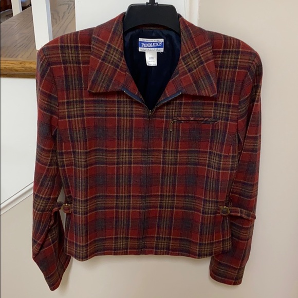 Pendleton ๐ฏ wool plaid zip up jacket - Picture 1 of 15